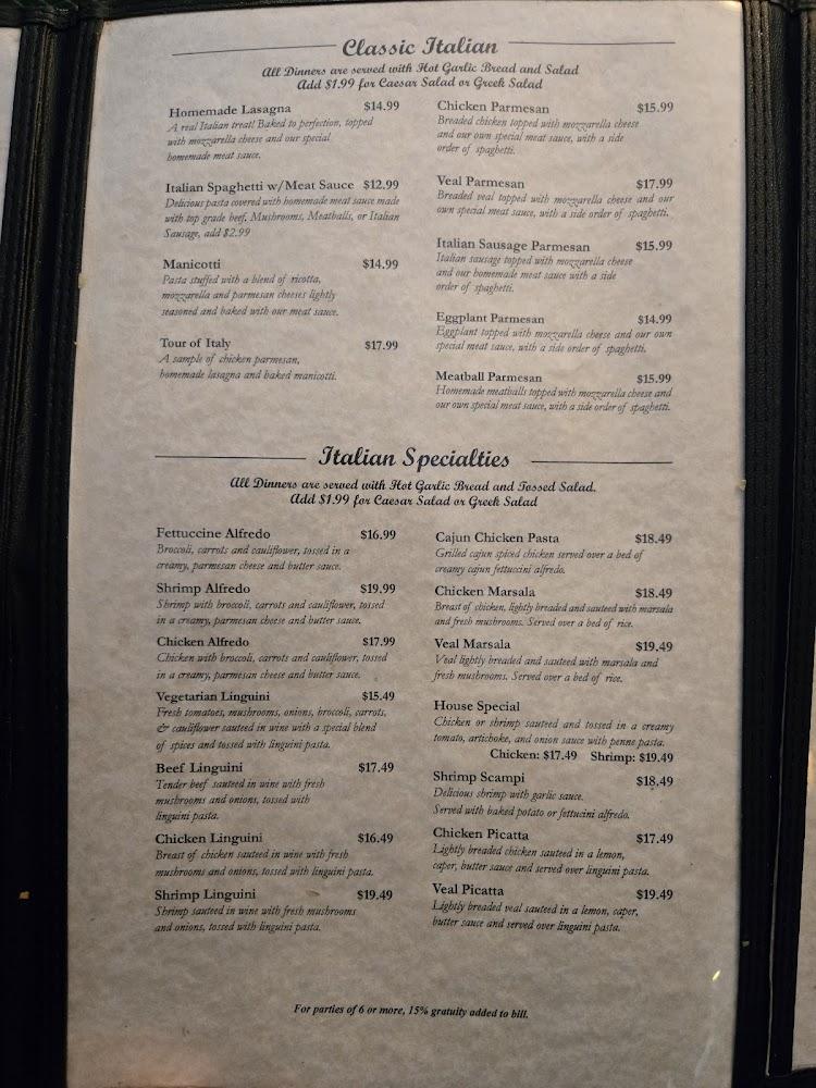 Milano's Italian Grille Menu image 4