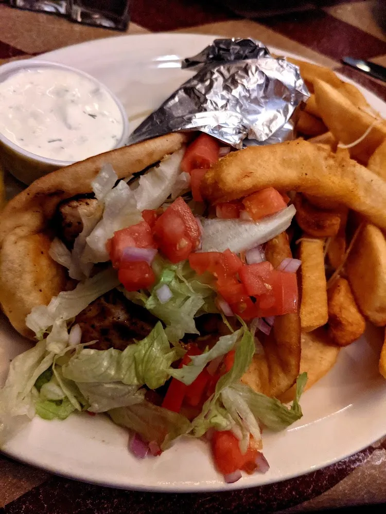 Souvlaki Chicken Wrap